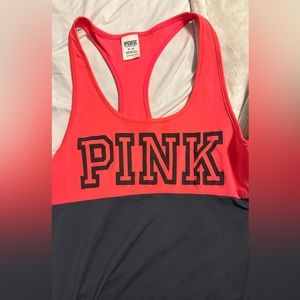 VS PINK racer back tank top